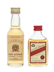 Coleraine Irish & Hamashkeh Scotch Whisky  2 x 5cl