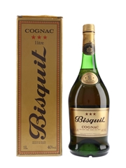 Bisquit 3 Star Bottled 1980s - Duty Free 100cl / 40%