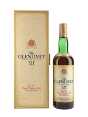 Glenlivet 21 Year Old Bottled 1980s - Seagram Italia 75cl / 43%