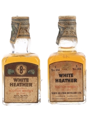 White Heather 5 & 8 Year Old Bottled 1970s - Rinaldi 2 x 4.7cl / 43.4%