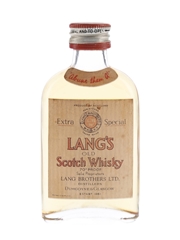 Lang's Extra Special Old Scotch Whisky Bottled 1960s 5cl / 40%