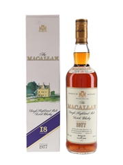 Macallan 1977 18 Year Old Bottled 1995 70cl / 43%