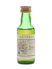 Talisker 10 Year Old Bottled 1980s-1990s - Map Label 5cl / 45.8%