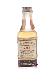 John Jameson & Son 7 Year Old 3 Star Bottled 1960s - W A Taylor 4.7cl / 43%