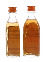 Old Bushmills Irish Whiskey Bottled 1960s-1970s 2 x 5cl-7cl / 40%