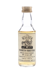 North British 25 Year Old Bottled 1990 - The Master Of Malt 5cl / 46%