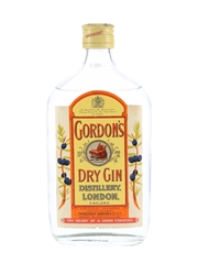 Gordon's Dry Gin Bottled 1960s-1970s 37.5cl