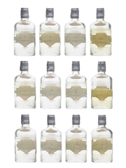 Sir Robert Burnett's White Satin Gin Bottled 1950s 12 x 5cl / 40%