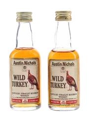 Wild Turkey 101 Proof 8 Year Old Bottled 1990s - Lawrenceburg 2 x 5cl / 50.5%