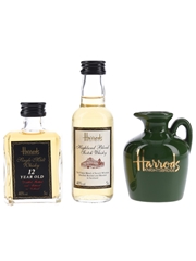 Assorted Harrods Whisky  3 x 5cl