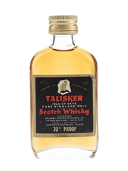 Talisker 70 Proof Black Label Gold Eagle Bottled 1970s - Gordon & MacPhail 5cl / 40%