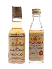 McAndrew's & Saunders Bottled 1970s 4.7cl-5cl / 43%