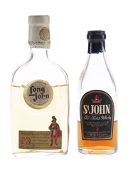 Long John & St John Bottled 1960s-1970s 2 x 5cl