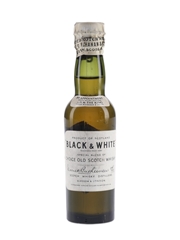 Black & White Spring Cap Bottled 1940s-1950s 5cl / 40%
