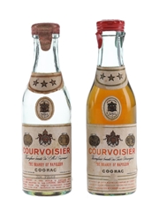 Courvoisier 3 Star Bottled 1940s-1950s 2 x 3cl / 40%