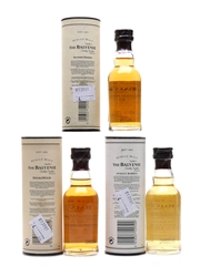 Balvenie 10, 12 & 15 Year Old Founder's Reserve, Double Wood, Single Barrel 3 x 5cl