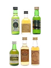 Assorted Malt Whisky Clan Malt, Drovers Dram, Monkey Shoulder, Royal Culross, Sheep Dip 6 x 5cl-5.6cl / 40%