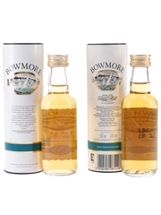 Bowmore 10 & 12 Year Old Bottled 2000s 2 x 5cl