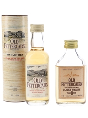 Old Fettercairn 10 Year Old Bottled 1980s 2 x 5cl / 43%