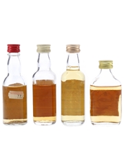 Inchgower, Tamdhu, Tamnavulin & Tormore Bottled 1970s & 1980s 4 x 5cl