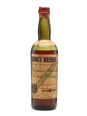 King's Reserve 20 Year Old Bottled 1940s 75cl / 43%