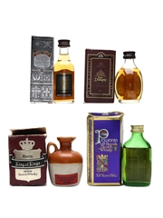 Assorted Blended Scotch Whisky Chivas Regal, Dimple, Munro's King Of Kings & Pinwinnie 4 x 5cl