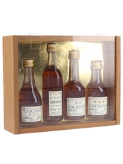 UWS French Brandy Set Armagnac, Calvados & Cognac 4 x 5cl / 40%