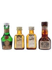 Benedictine, Cointreau & Grand Marnier Bottled 1960s-1970s 4 x 3cl-5cl