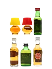 Assorted Whisky & Spirits Aidees Of Torquay, J&B, Long John, Royal Scot, Queen Anne 6 x 4.7-5cl