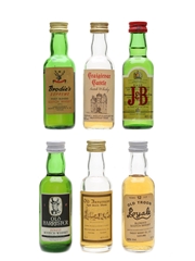 Assorted Blended Scotch Whisky Brodie's, Craigievar Castle, J&B, Old Barrister, Old Inverness & Old Troon 6 x 5cl