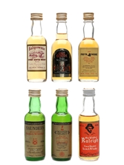 Assorted Blended Scotch Whisky Balgownie, Old Court, Pig's Nose, Saunders, Sir Walter Raleigh & Scotch Select 6 x 4.7cl-5cl / 40%