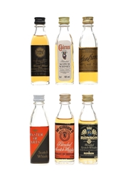 Assorted Blended Scotch Whisky Argyll, Cairns, John Barr, Master Of Arts, McGibbon's & Ronson 6 x 4.7-5cl