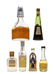 Assorted Liqueurs Cusenier, Dolfi, Vieille Cure & Kummel 6 x 2.5-10cl
