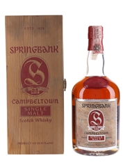 Springbank 25 Year Old Bottled 1990s - Velier 70cl / 46%