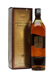 Johnnie Walker 18 Year Old Gold Label Bottled 1980s 75cl