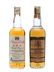Crawford's Special Reserve & Kilcreggan Bottled 1980s 2 x 75cl