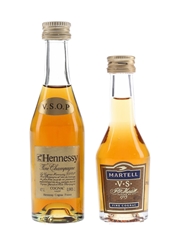 Hennessy VSOP & Martell VS  2 x 3cl-4.3cl / 40%