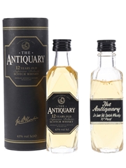 Antiquary 12 Year Old & De Luxe  2 x 5cl