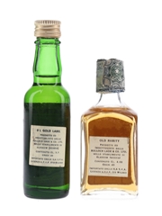 Bulloch Lade & Old Rarity Bottled 1960s-1970s 2 x 3.7cl-4.7cl
