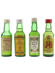 Assorted Blends Chequers, Cutty Sark, Inver House, J & B 4 x 5cl / 40%