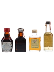 Assorted Whisky Liqueurs Irish Mist, Loghan Ora, Stag's Breath & Yukon Jack 4 x 4.7-5cl