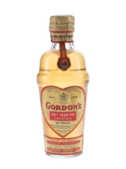 Gordon's Dry Martini Spring Cap Bottled 1940s-1950s 5cl / 26%