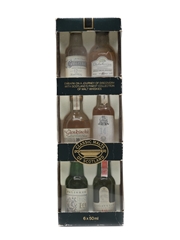 Classic Malts Of Scotland Miniatures Set Bottled 1990s - Including Oban, Talisker, Lagavulin 6 x 5cl