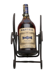 Martell 3 Star Cognac With Stand Bottled 1970s 150cl / 40%