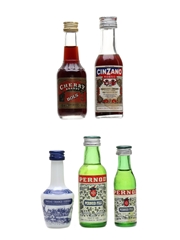 Assorted Liqueurs Bols, Cinzano, De Kuyper & Pernod 5 x 2-5cl