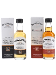 Bowmore 12 & 15 Year Old  2 x 5cl