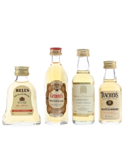 Assorted Blends Bell's, Grant's, House Of Commons & Teacher's 4 x 5cl / 40%