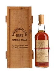 Macallan 1957 Handwritten Label Bottled 1982 - Rinaldi 25th Anniversary 75cl / 43%