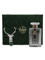 Glenfiddich Crystal Silver Stags Head Decanter