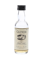 Glenesk 12 Year Old Bottled 1980s 5cl / 40%